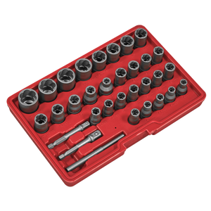 Sealey AK8132 Slim Design Bolt & Nut Extractor Set 32pc - additional view 7