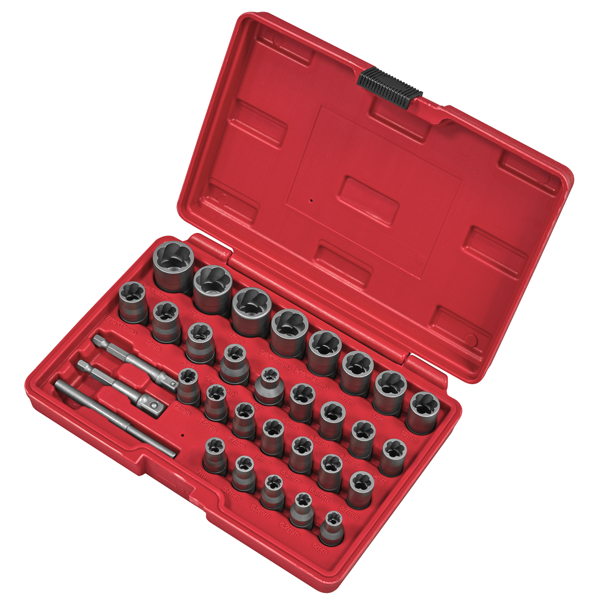 Sealey AK8132 Slim Design Bolt & Nut Extractor Set 32pc - additional view 2