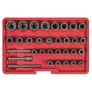 Sealey AK8132 Slim Design Bolt & Nut Extractor Set 32pc - additional view 3