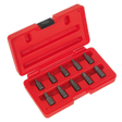 Sealey AK8181 Multi-Spline Screw Extractor Set 10pc