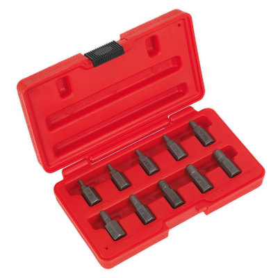 Sealey AK8181 Multi-Spline Screw Extractor Set 10pc