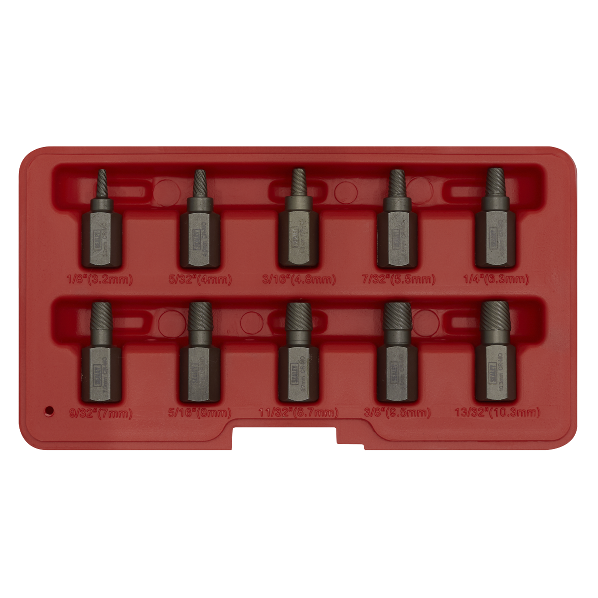 Sealey AK8181 Multi-Spline Screw Extractor Set 10pc - additional view 3