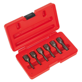 Sealey AK8185 Screw Extractor Set 3/8"Sq Drive 6pc