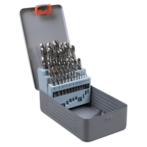 Sealey AK8191 Left-Hand Spiral Drill Bit Set 25pc