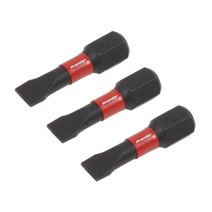 Sealey AK8202 Premier Slotted Impact Power Tool Bits 5.5 x 25mm 3pc - additional view 2