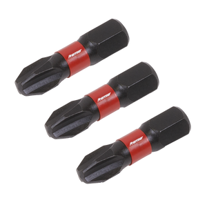 Sealey AK8206 Premier Phillips Impact Power Tool Bits #3 x 25mm 3pc - additional view 2