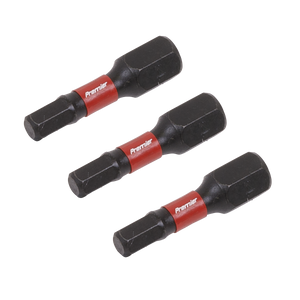 Sealey AK8212 Premier Hex Impact Power Tool Bits 4 x 25mm 3pc - additional view 3