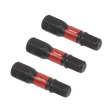 Sealey AK8213 Premier Hex Impact Power Tool Bits 5 x 25mm 3pc