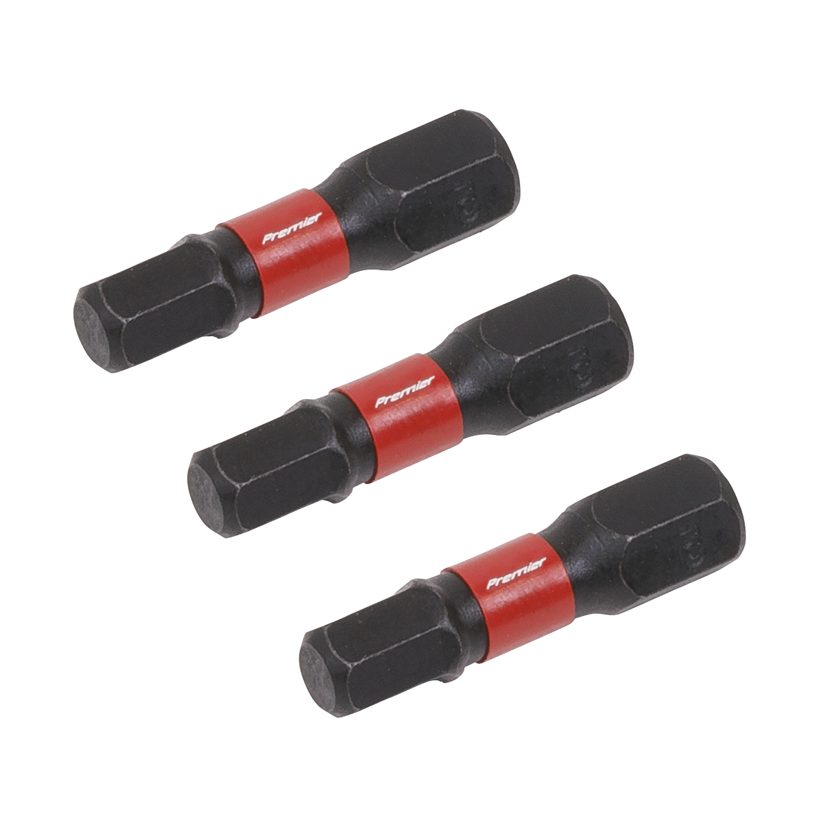 Sealey AK8213 Premier Hex Impact Power Tool Bits 5 x 25mm 3pc - additional view 2