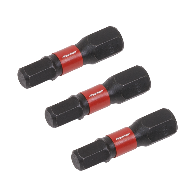 Sealey AK8213 Premier Hex Impact Power Tool Bits 5 x 25mm 3pc - additional view 2