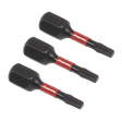 Sealey AK8215 Premier TRX-Star* Impact Power Tool Bits T10 x 25mm 3pc