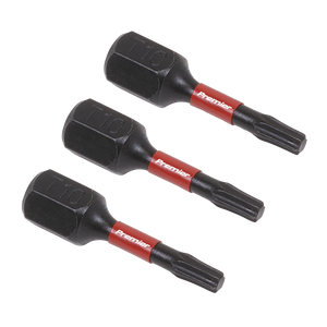 Sealey AK8215 Premier TRX-Star* Impact Power Tool Bits T10 x 25mm 3pc