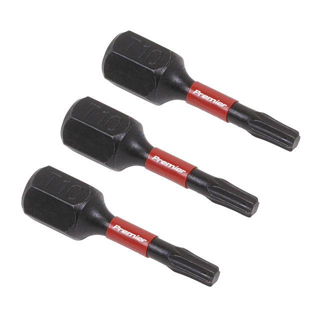 Sealey AK8215 Premier TRX-Star* Impact Power Tool Bits T10 x 25mm 3pc