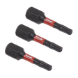 Sealey AK8216 Premier TRX-Star* Impact Power Tool Bits T15 x 25mm 3pc