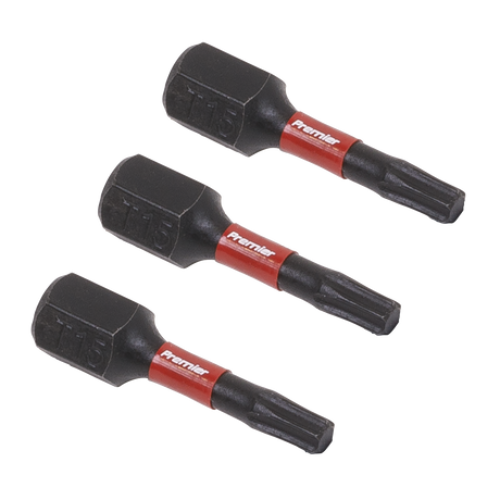 Sealey AK8216 Premier TRX-Star* Impact Power Tool Bits T15 x 25mm 3pc