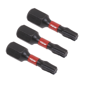 Sealey AK8217 Premier TRX-Star* Impact Power Tool Bits T20 x 25mm 3pc