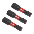 Sealey AK8219 Premier TRX-Star* Impact Power Tool Bits T27 x 25mm 3pc