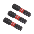 Sealey AK8220 TRX-Star* Impact Power Tool Bits T30 x 25mm 3pc
