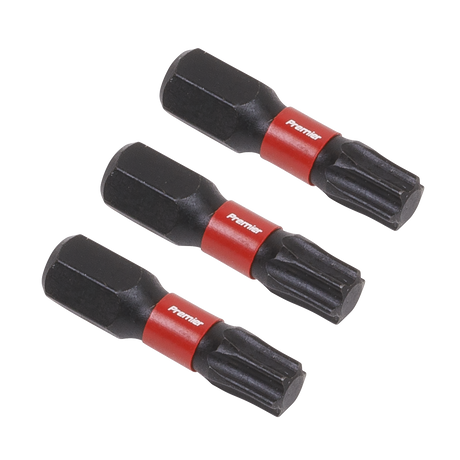 Sealey AK8220 TRX-Star* Impact Power Tool Bits T30 x 25mm 3pc