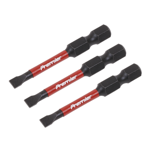Sealey AK8226 Premier Slotted Impact Power Tool Bits 4.5 x 50mm 3pc - additional view 2