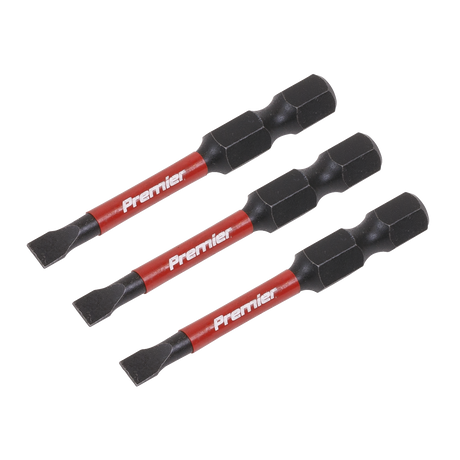 Sealey AK8226 Premier Slotted Impact Power Tool Bits 4.5 x 50mm 3pc - additional view 2