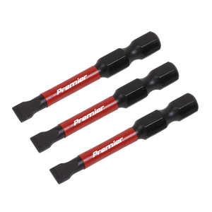 Sealey AK8227 Premier Slotted Impact Power Tool Bits 5.5 x 50mm 3pc - additional view 7