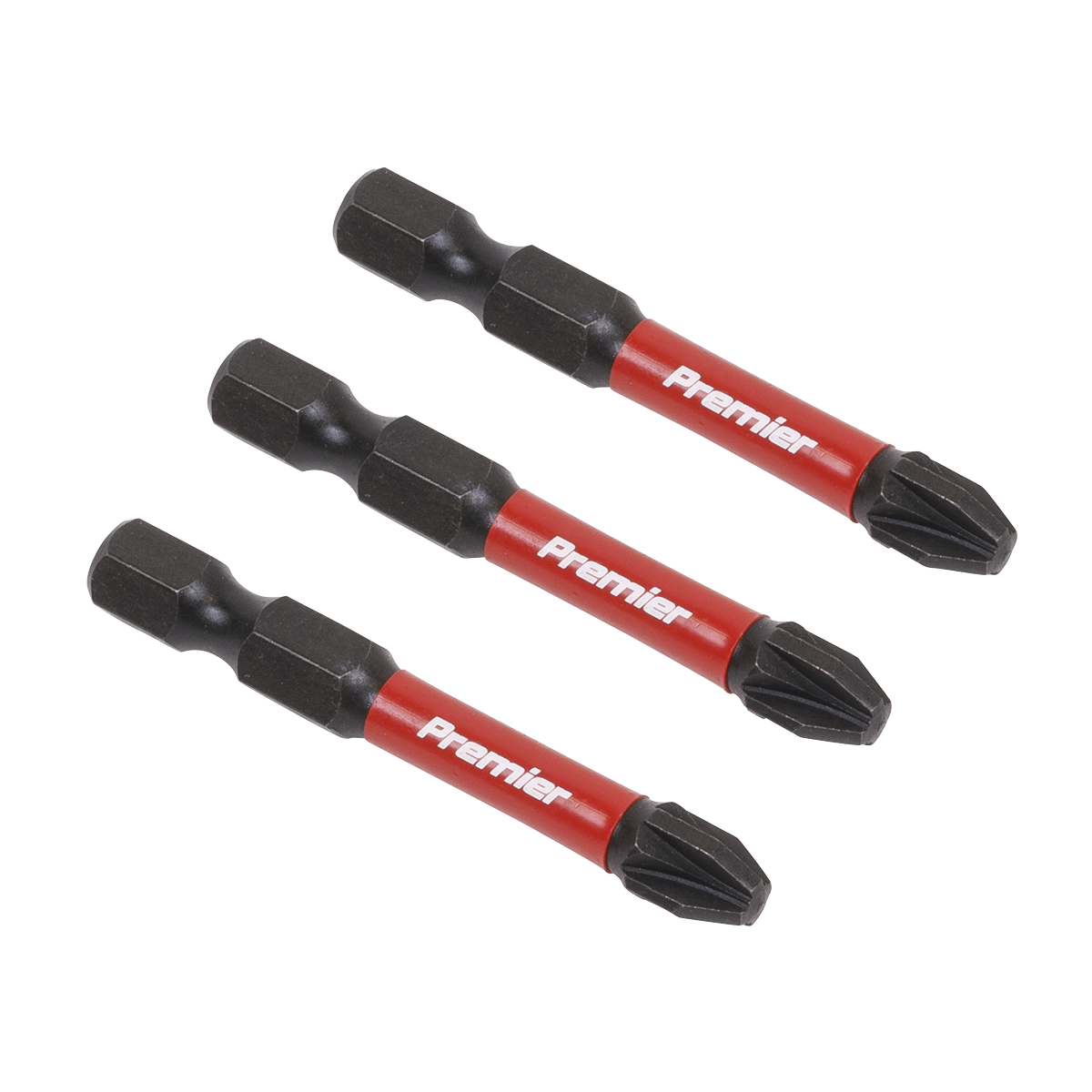 Sealey AK8234 Premier Pozi Impact Power Tool Bits #3 x 50mm 3pc