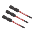 Sealey AK8240 Premier TRX-Star* Impact Power Tool Bits T10 x 50mm 3pc
