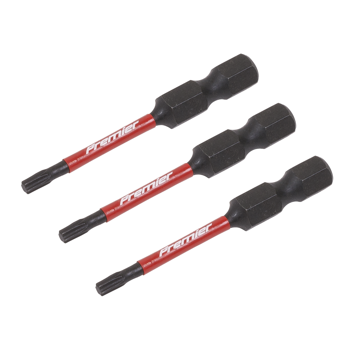 Sealey AK8240 Premier TRX-Star* Impact Power Tool Bits T10 x 50mm 3pc - additional view 2