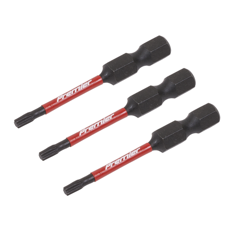 Sealey AK8240 Premier TRX-Star* Impact Power Tool Bits T10 x 50mm 3pc - additional view 2