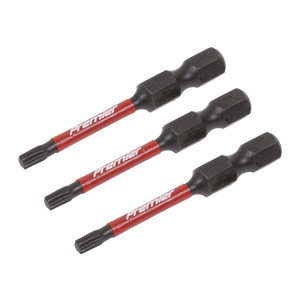 Sealey AK8241 Premier TRX-Star* Impact Power Tool Bits T15 x 50mm 3pc - additional view 2