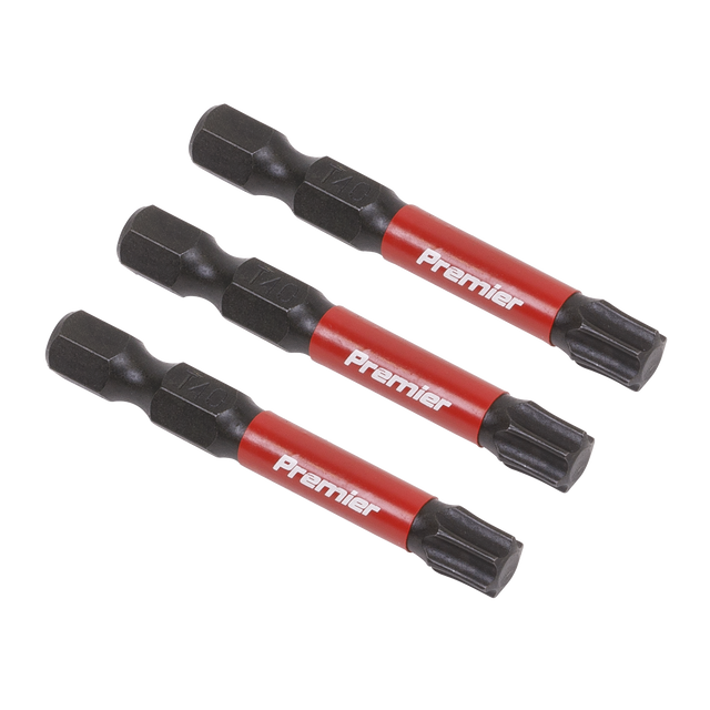 Sealey AK8246 Premier TRX-Star* Impact Power Tool Bits T40 x 50mm 3pc