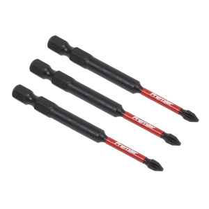 Sealey AK8254 Premier Phillips Impact Power Tool Bits #1 x 75mm 3pc