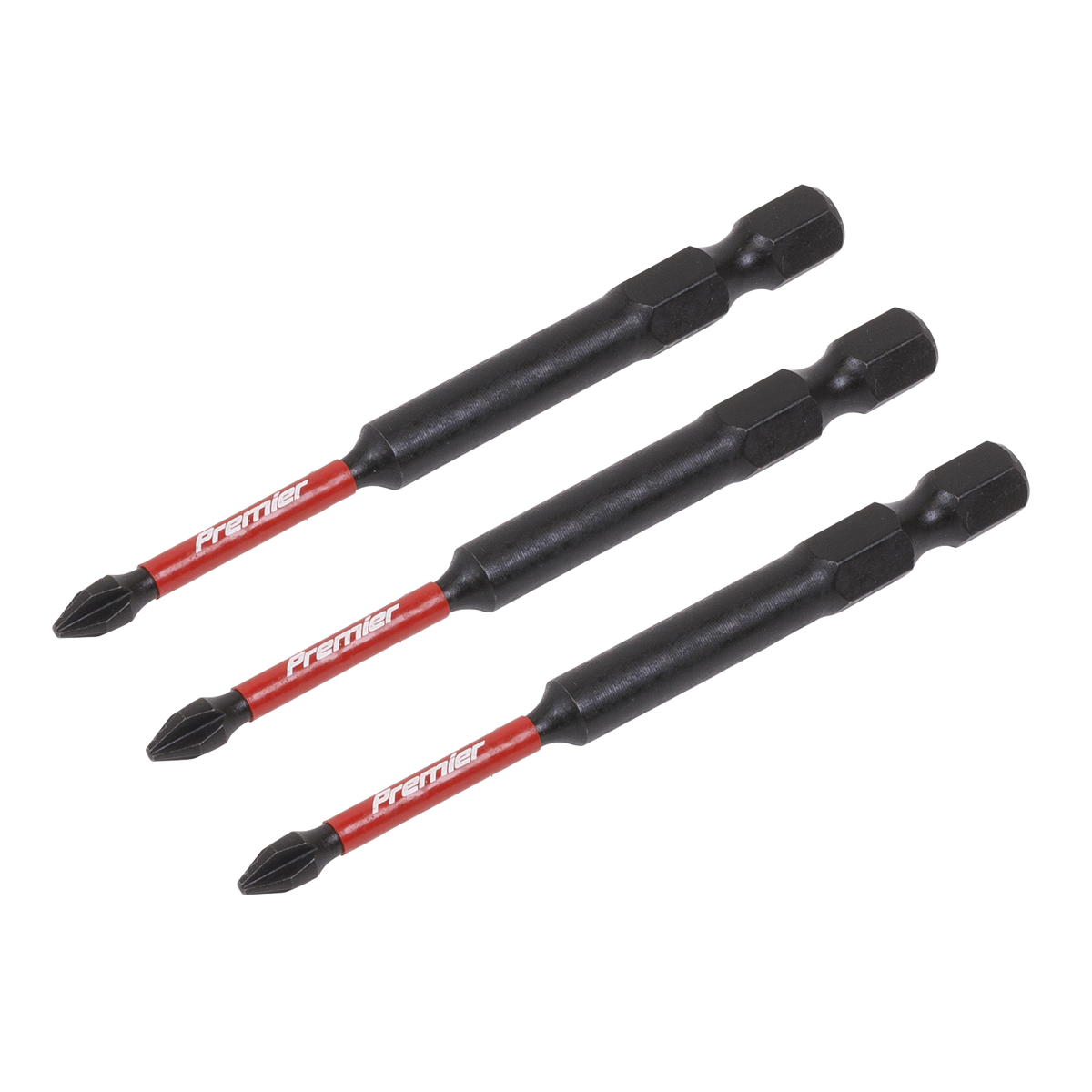 Sealey AK8254 Premier Phillips Impact Power Tool Bits #1 x 75mm 3pc - additional view 3