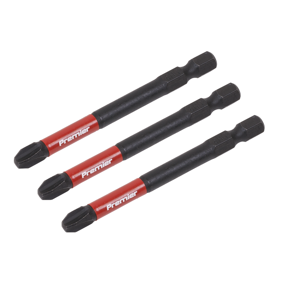 Sealey AK8256 Premier Phillips Impact Power Tool Bits #3 x 75mm 3pc - additional view 2