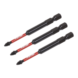 Sealey AK8257 Premier Pozi Impact Power Tool Bits #1 x 75mm 3pc - additional view 3