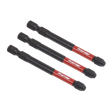 Sealey AK8259 Premier Pozi Impact Power Tool Bits #3 x 75mm 3pc