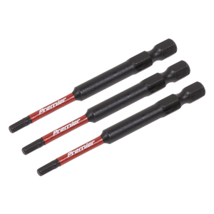Sealey AK8261 Premier Hex Impact Power Tool Bits 3 x 75mm 3pc - additional view 2