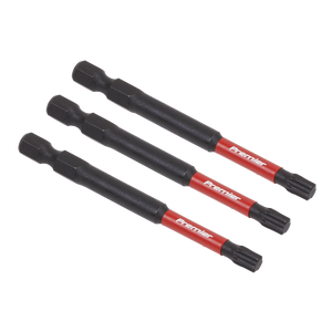 Sealey AK8269 Premier TRX-Star* Impact Power Tool Bits T27 x 75mm 3pc