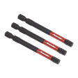 Sealey AK8271 Premier TRX-Star* Impact Power Tool Bits T40 x 75mm 3pc