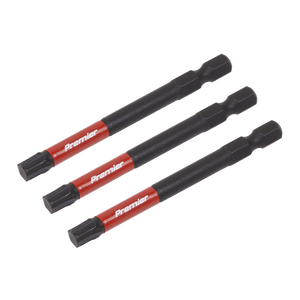Sealey AK8271 Premier TRX-Star* Impact Power Tool Bits T40 x 75mm 3pc - additional view 2