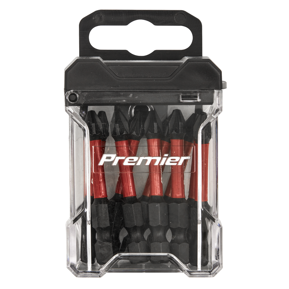 Sealey AK8275 Premier Pozi Impact Power Tool Bits #2 x 50mm 10pc - additional view 2