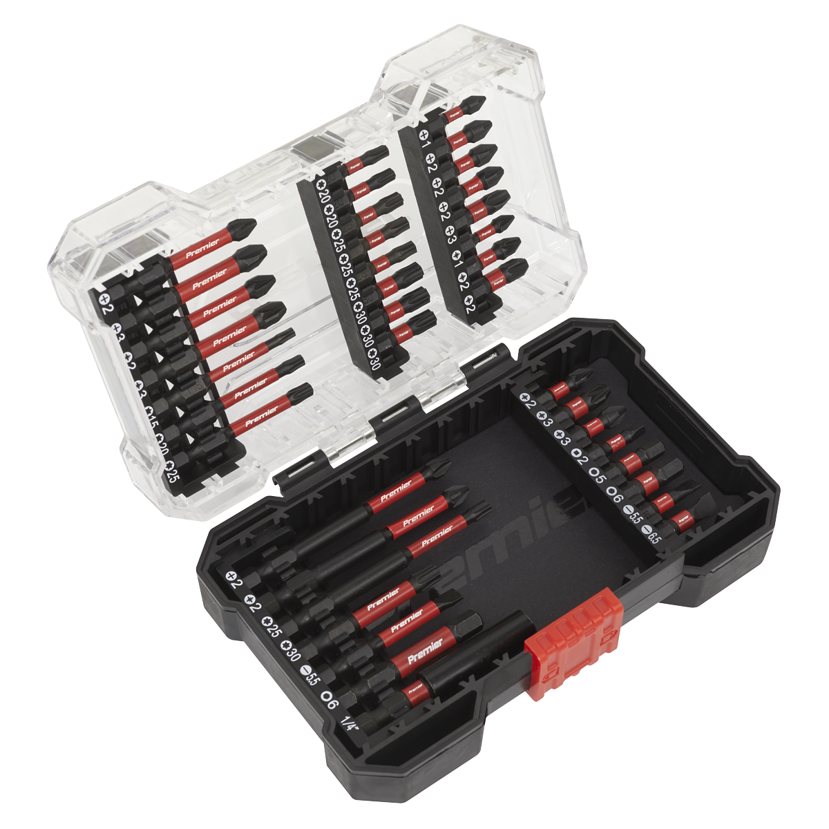 Sealey AK8282 Premier Impact Grade Power Tool Bit Set 38pc