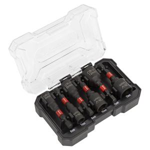 Sealey AK8287 Premier Impact Grade Nut Driver Set 6pc