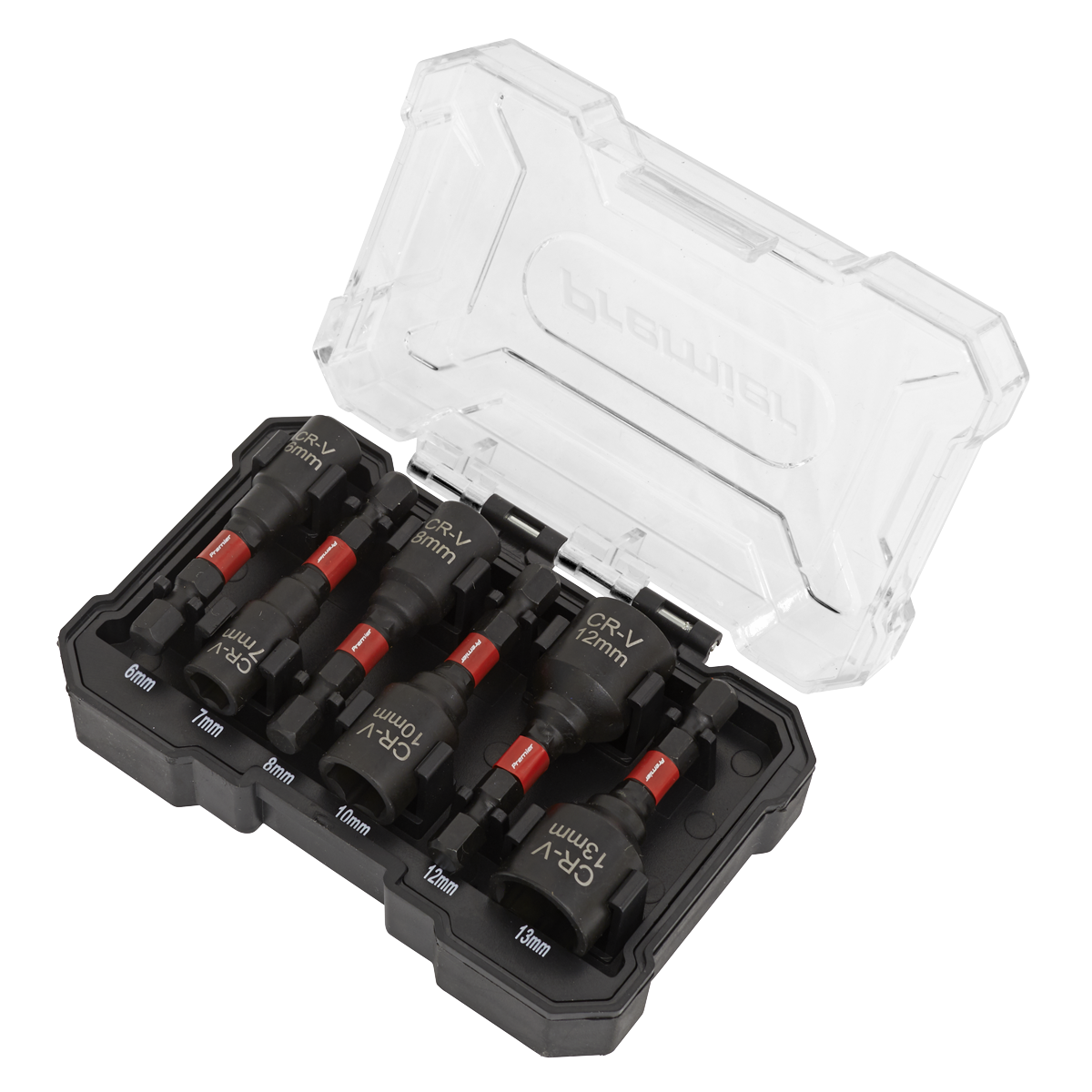 Sealey AK8287 Premier Impact Grade Nut Driver Set 6pc - additional view 2