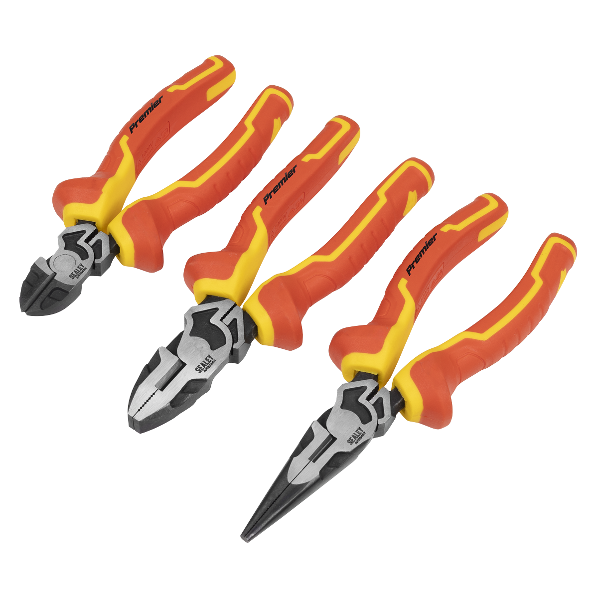 Sealey AK83452 Premier High Leverage Pliers Set 3pc - VDE Approved - additional view 4