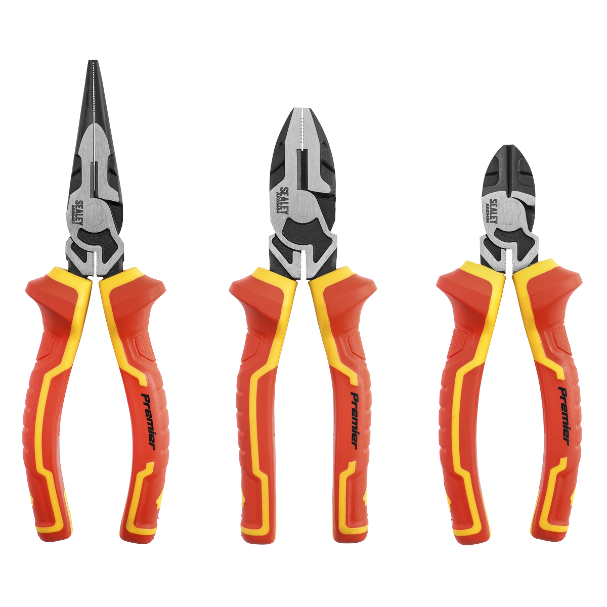 Sealey AK83452 Premier High Leverage Pliers Set 3pc - VDE Approved - additional view 5