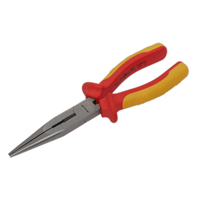 Sealey AK83457 Premier Long Nose Pliers 200mm - VDE Approved