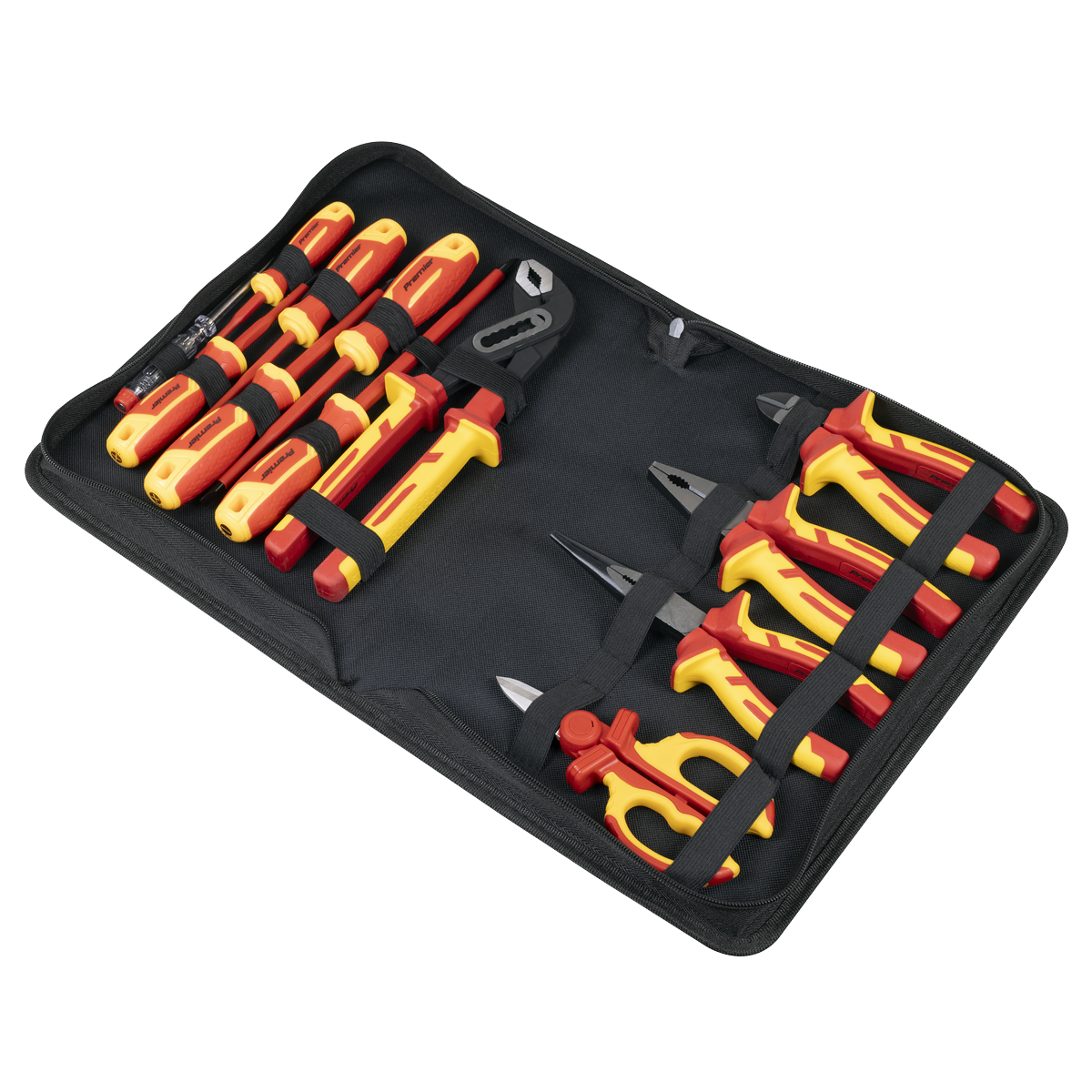 Sealey AK83463 Screwdriver, Pliers & Scissor Set 12pc - VDE Approved - additional view 3