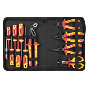 Sealey AK83463 Screwdriver, Pliers & Scissor Set 12pc - VDE Approved - additional view 4